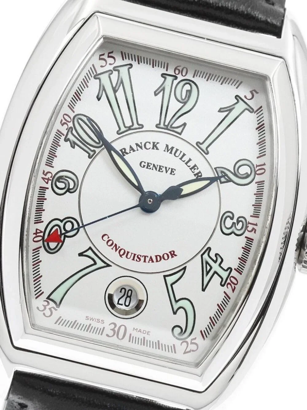 FRANCK MULLER Conquistador 8000SC Date Silver Dial Automatic Men's Watch_955453
